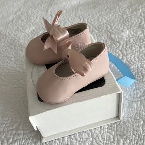 Ralph Lauren leather crib shoes. Size 1 perfect condition